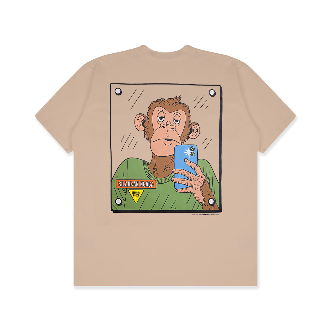 Dagadu T-Shirt Regular Mata Lalu Ngaca Ngece - Kaos Unisex