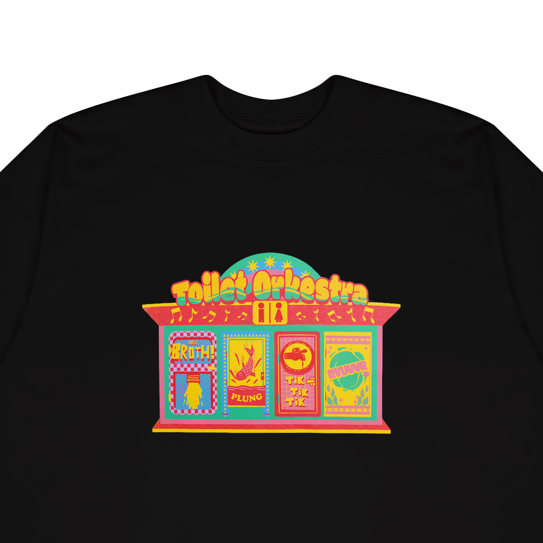 Dagadu T-Shirt Mata Lalu Regular Toilet Orkestra - Kaos Unisex
