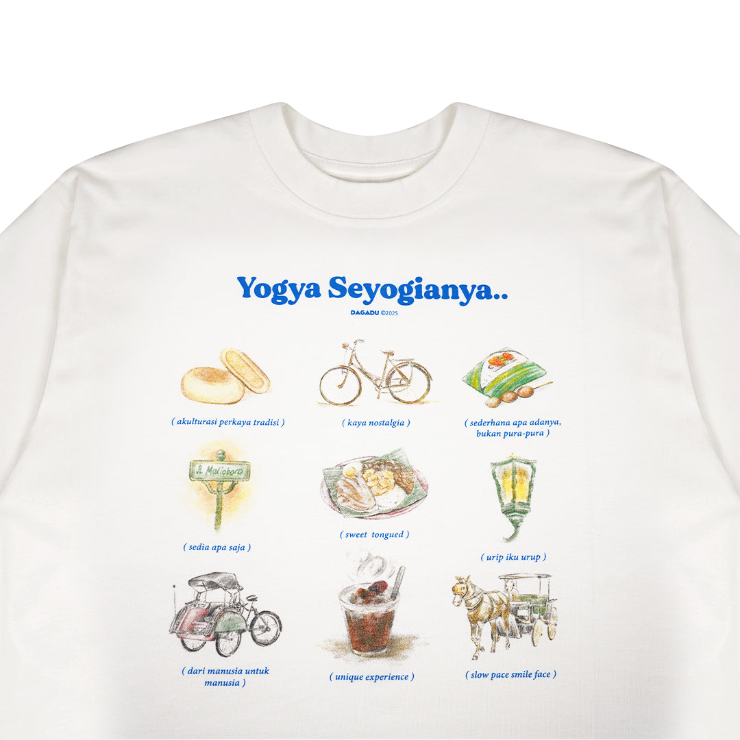 Dagadu T-Shirt Long Sleeve Seyogiyanya - Kaos Unisex