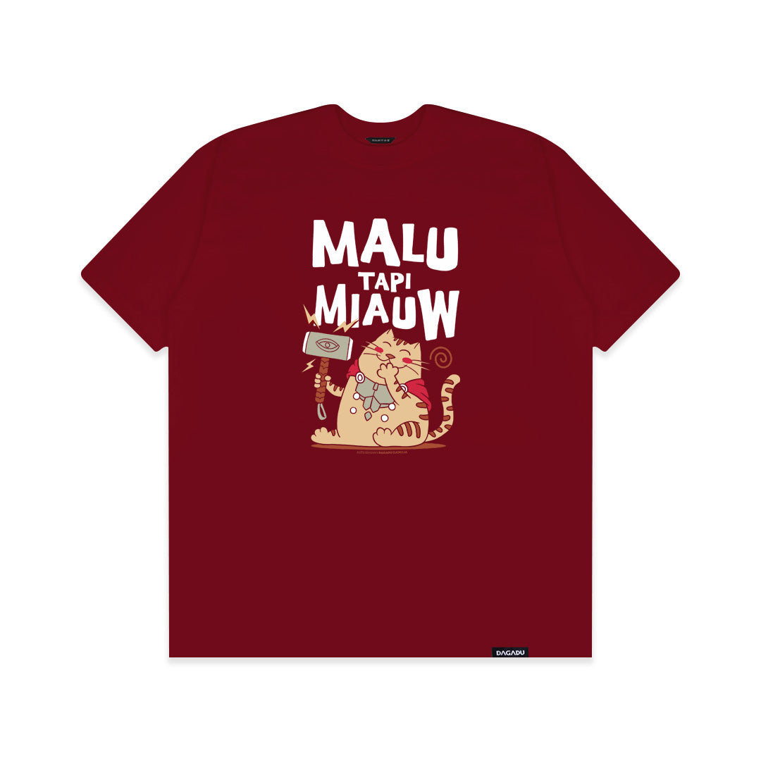 Dagadu T-Shirt Regular Maluw | Kaos Lengan Pendek Pria Wanita | Cotton Combed