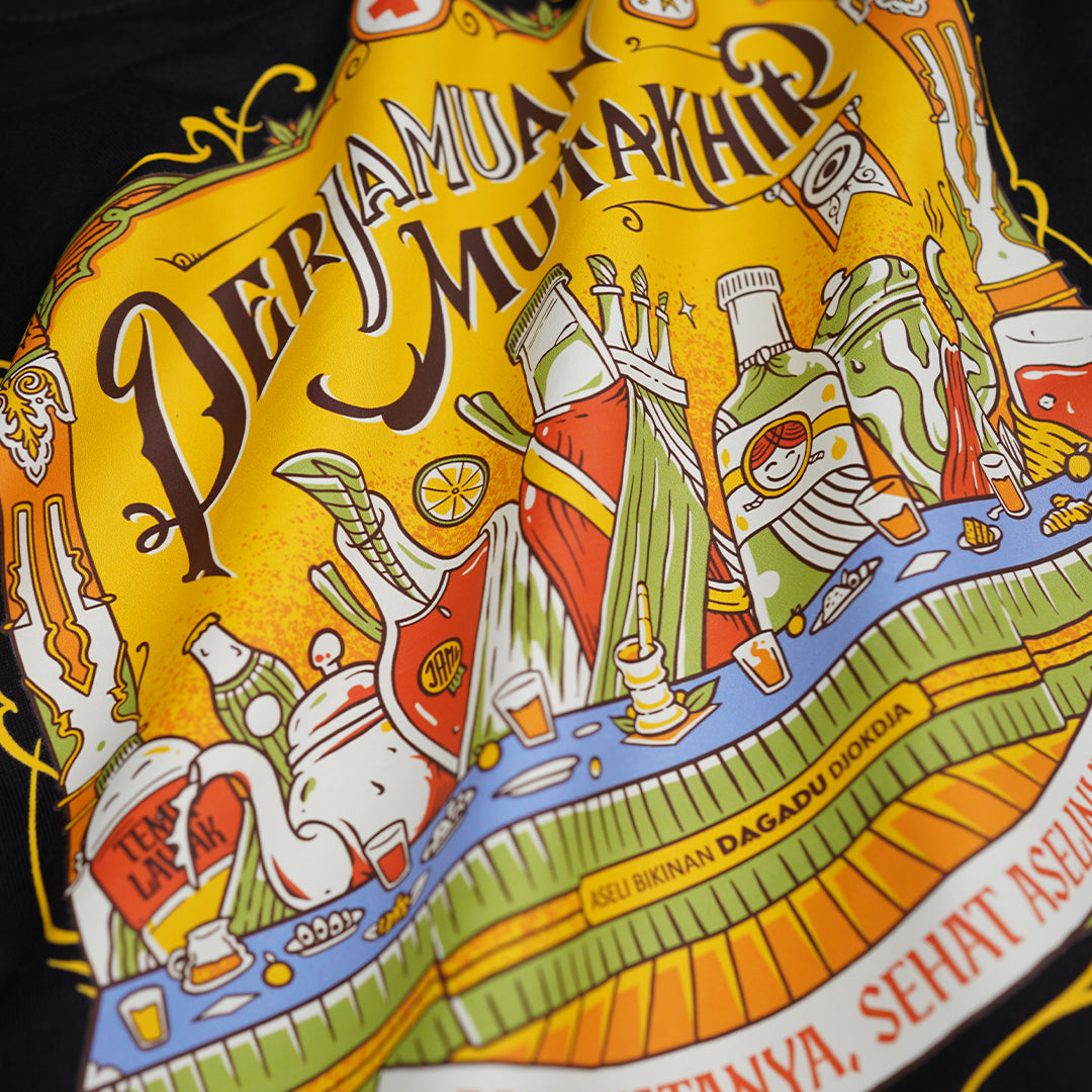Dagadu T-shirt Regular Perjamuan Terakhir - Kaos Unisex
