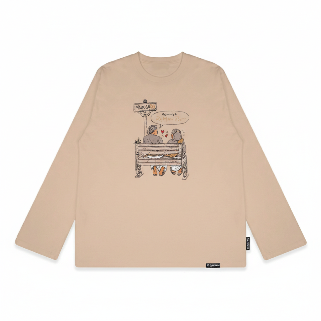 Dagadu T-Shirt Long Sleeve Roromantis - Kaos Unisex