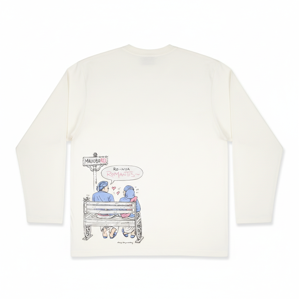 Dagadu T-Shirt Long Sleeve Roromantis - Kaos Unisex