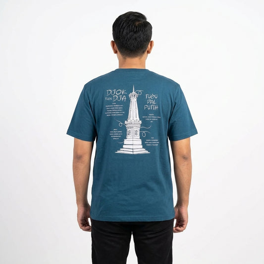 Dagadu Kaos Pria Lengan Pendek Reguler Sketsa Cotton Combed 24S