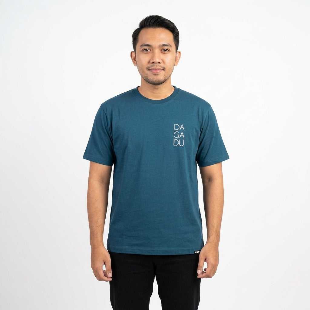 Dagadu Kaos Pria Lengan Pendek Reguler Sketsa Cotton Combed 24S