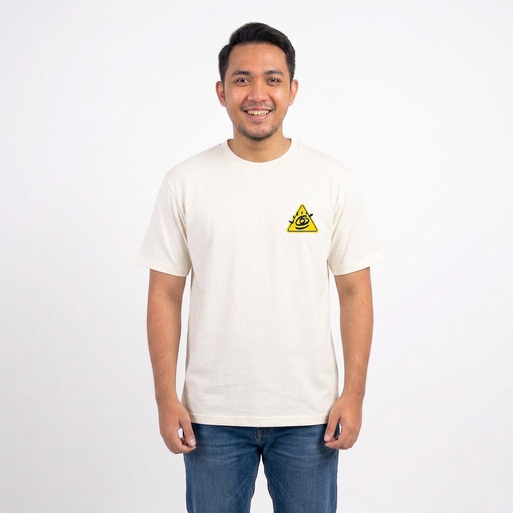 Dagadu Kaos Pria Lengan Pendek Reguler Ngaca Ngece Cotton Interlock 40d