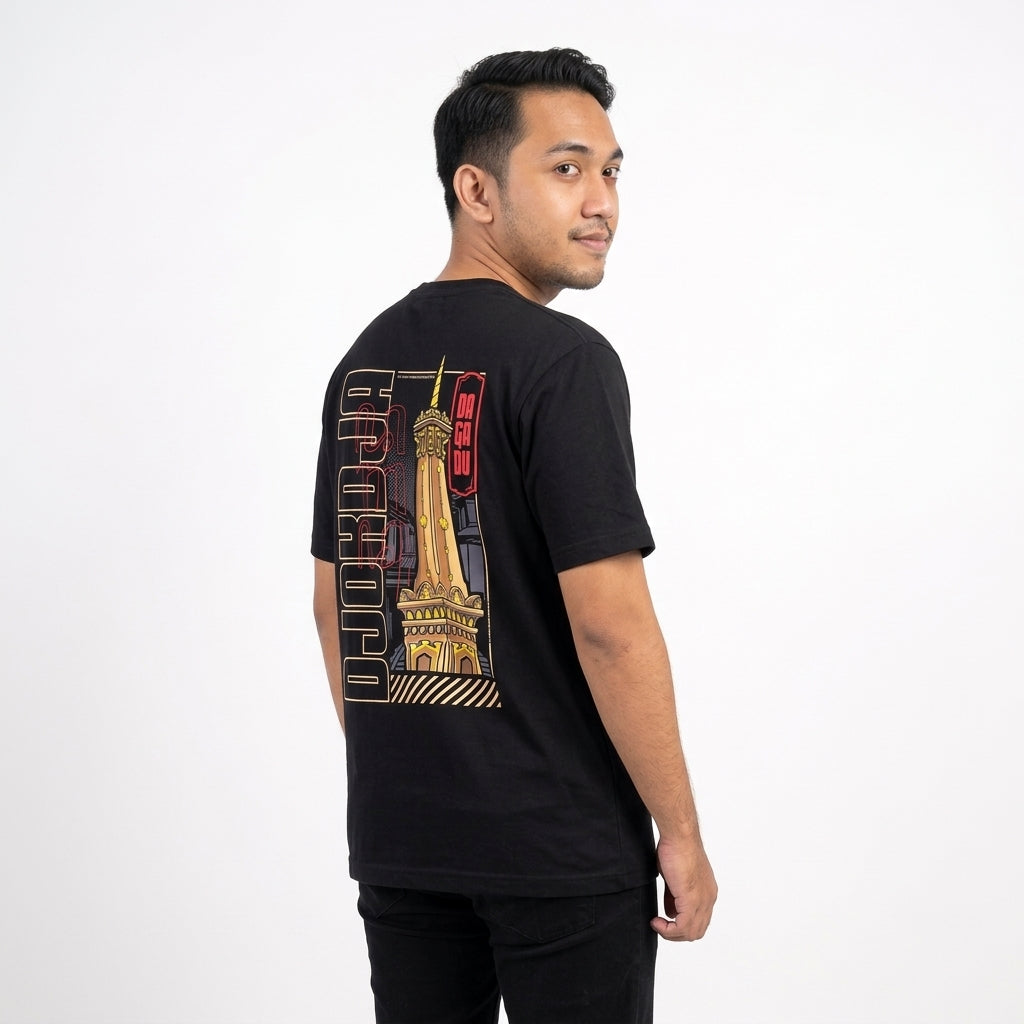 Dagadu Kaos Pria Lengan Pendek Reguler Tujep Cotton Combed 24S