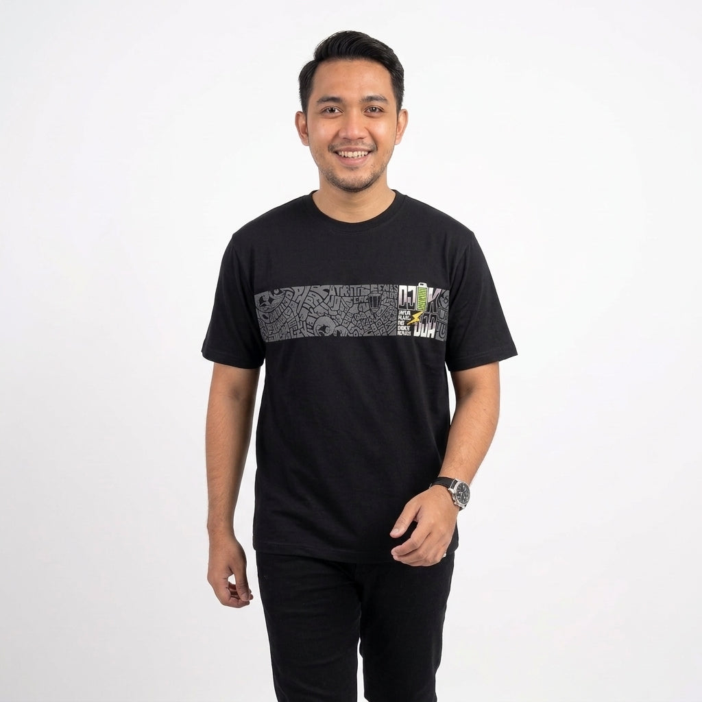 Dagadu Kaos Pria Lengan Pendek Reguler Scape Cotton Combed 24S