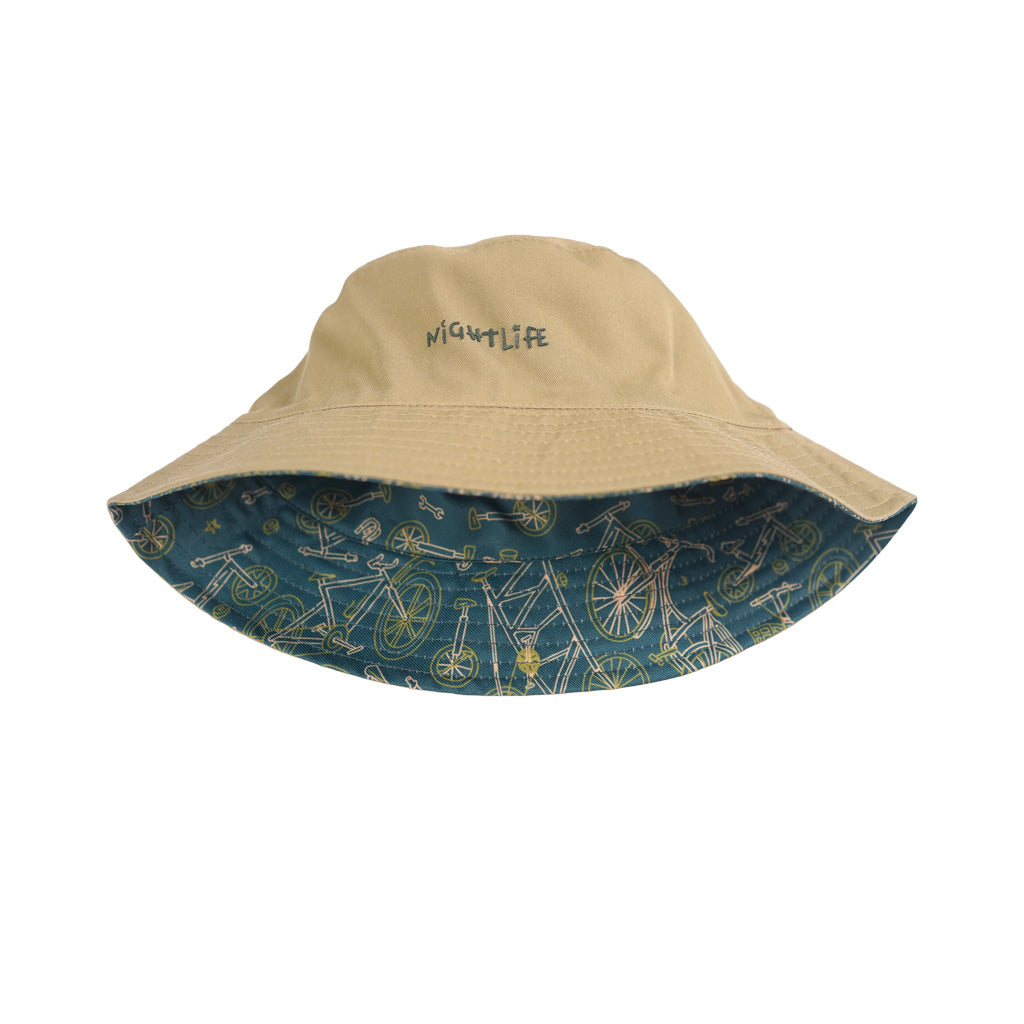 Topi Nightlife Bucket Hat Reversible - Topi Dewasa